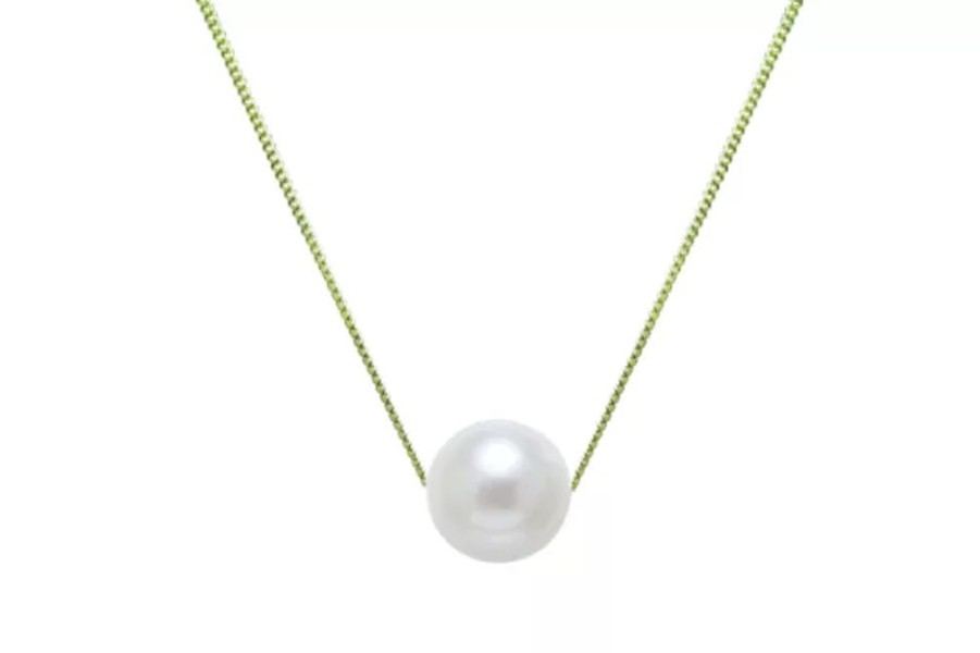 Jewellery 1879 Collection | 9Ct Yellow Gold 9.5Mm Pearl Slider Necklace