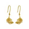 Jewellery Alex Monroe | Alex Monroe Little Feather Hook Earrings