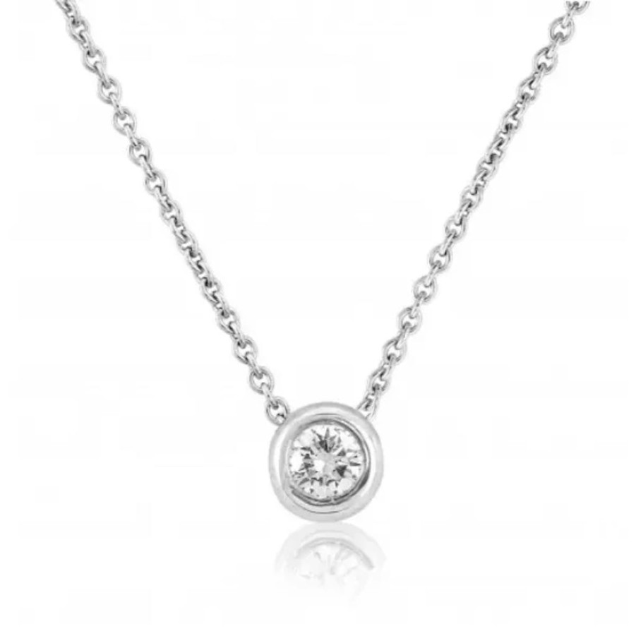 Jewellery 1879 Collection | 18Ct White Gold Diamond Slider Necklace