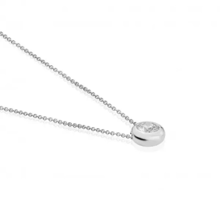 Jewellery 1879 Collection | 18Ct White Gold Diamond Slider Necklace